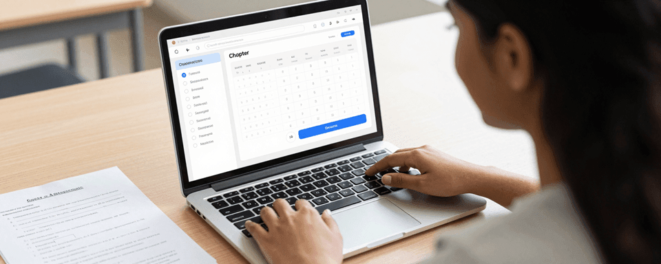 Apar Exam — platform overview — illustration created with AI