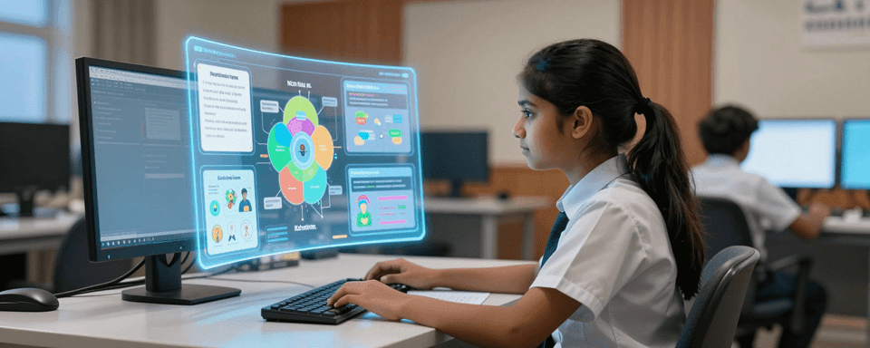 Apar AI LMS — platform view 1 — illustration created with AI